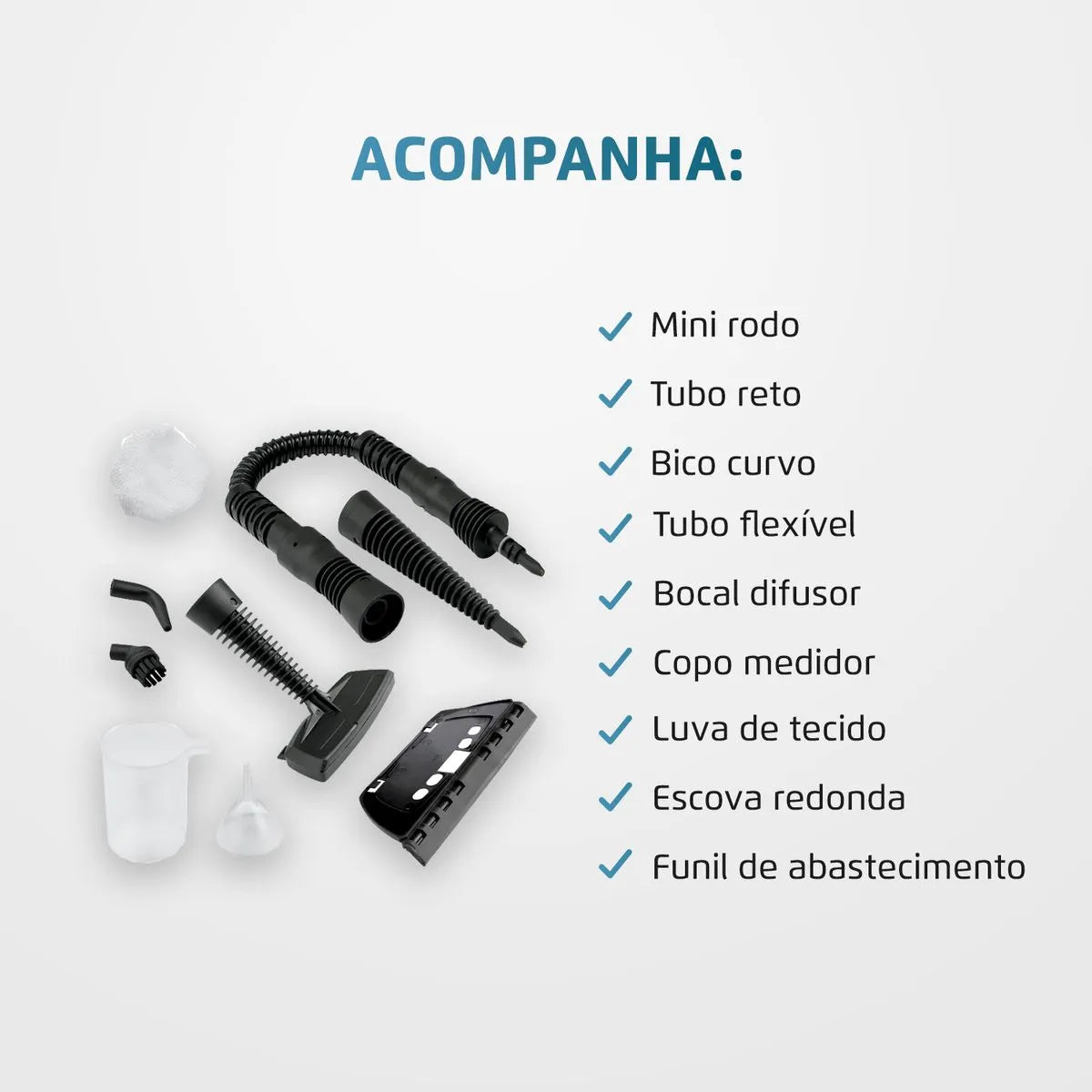 Higienizador a Vapor Mondial - VaporFlex (bivolt)