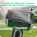 Espanta Pombo, Morcegos e Outras Pragas - Repelente Solar Ultra Sônico Paixão Verde