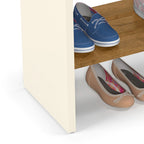 Sapateira Londres - Off White/Freijó